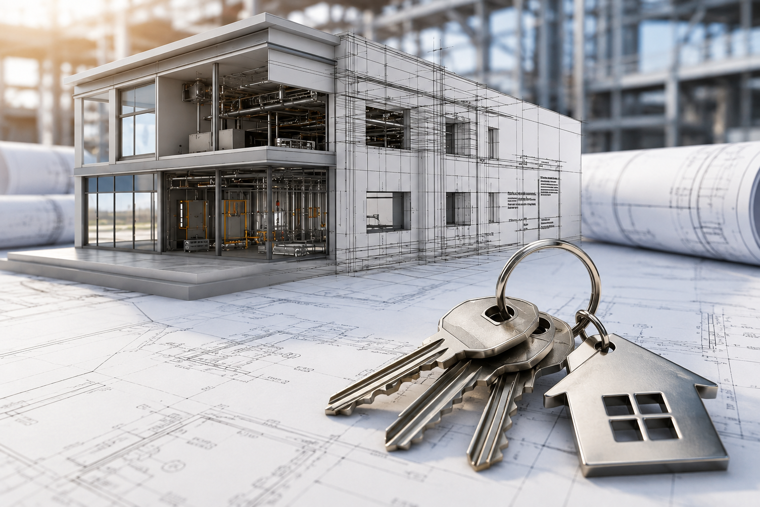 Impianti elettrici completi, impianti aria e soluzioni chiavi in mano — Cantieri in tutta Italia (foto 4)
